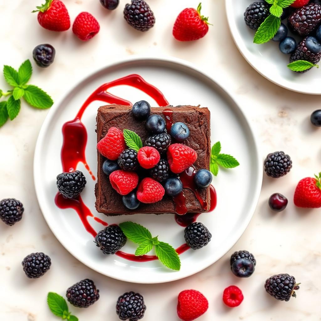 Orman Meyveli Brownie