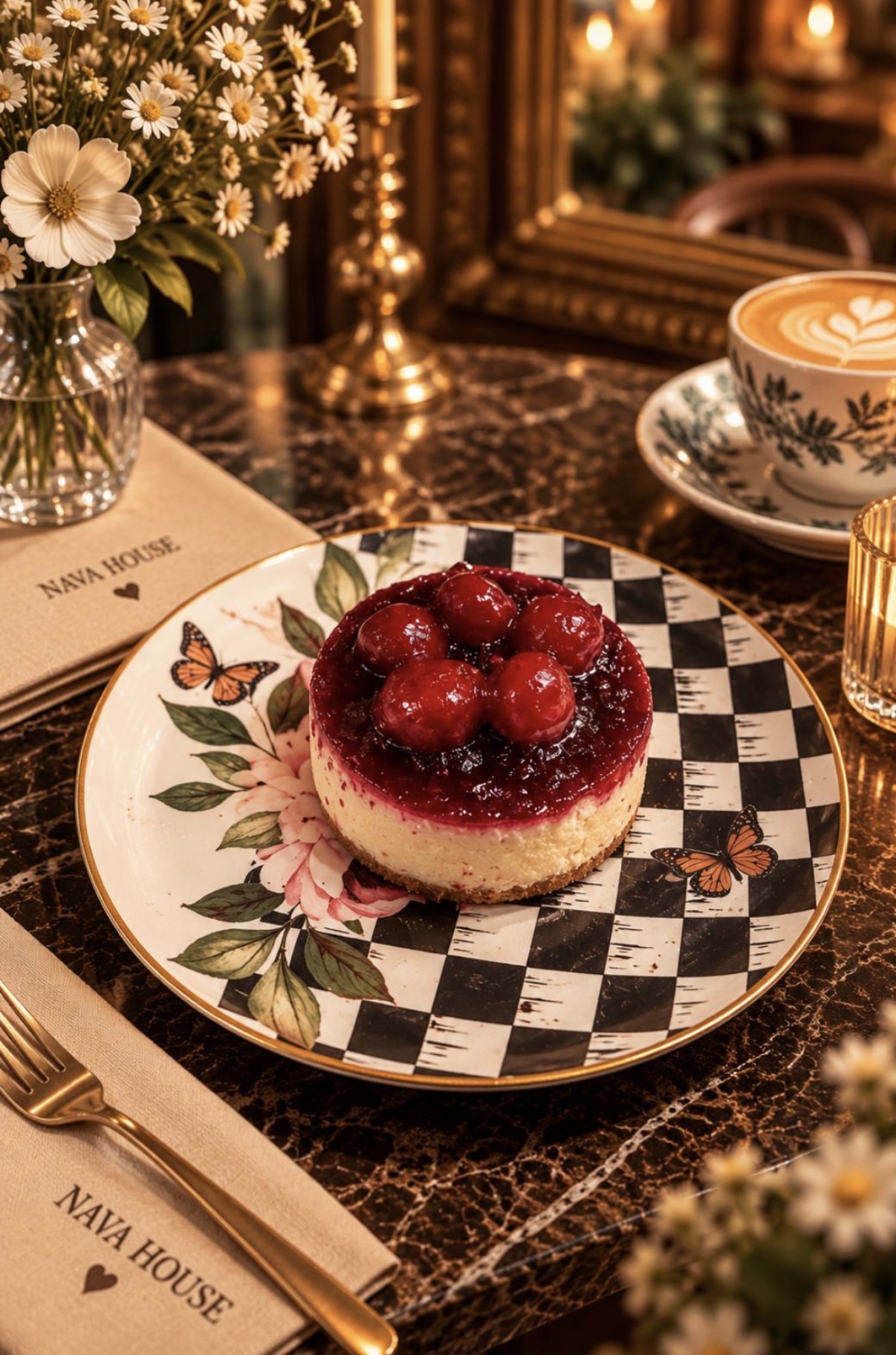 Frambuazlı Cheesecake