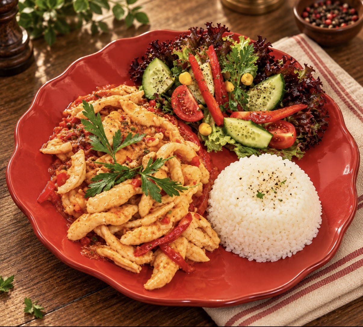 Chili Soslu Tavuk