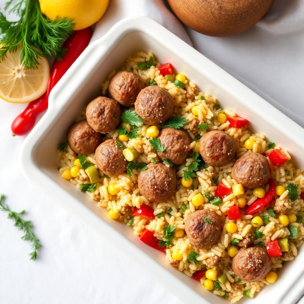 Köfteli Arpa Şehriyeli Salata