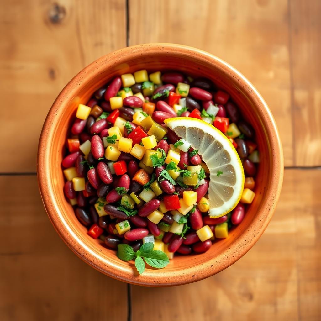 Meksika Fasulyeli Salata